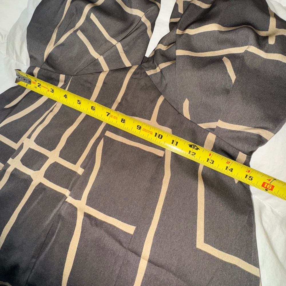 Banana Republic Factory  Halter Midi Dress NEW with Tags Peppercorn Brown Animal - Picture 5 of 6